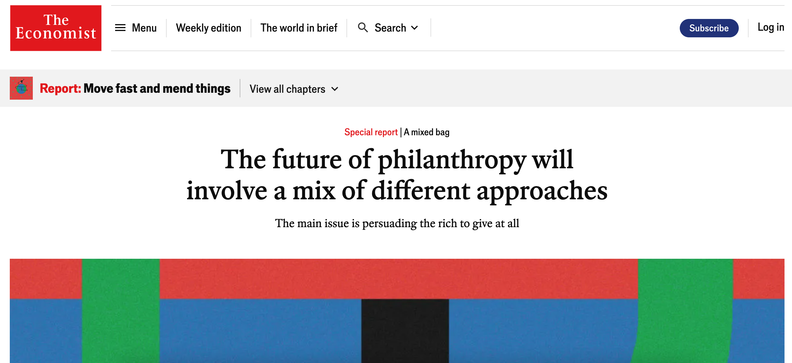 Screenshot 2024-04-30 at 09.30.21 the future of philanthropy in The Economist's report